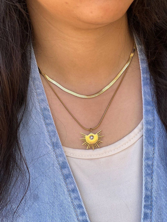 Double Layer Necklace – Pure 316 Stainless Steel S1
