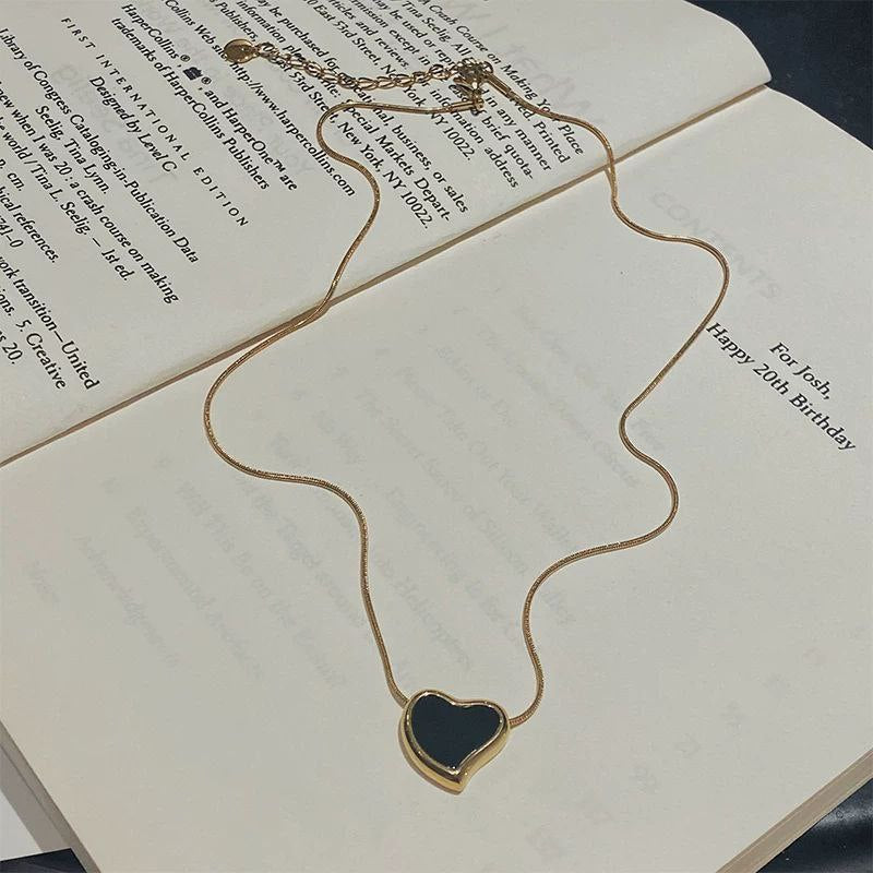 Pure 316 Stainless Steel Heart Necklace     S1