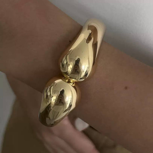 Viral Trend Bangle Bracelet – One Size | Chinese Gold Finish S1