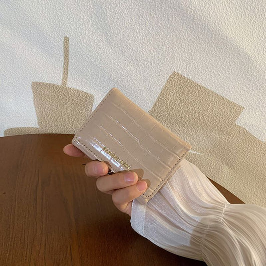 Chic Mini Leather Wallet S1  code:1686