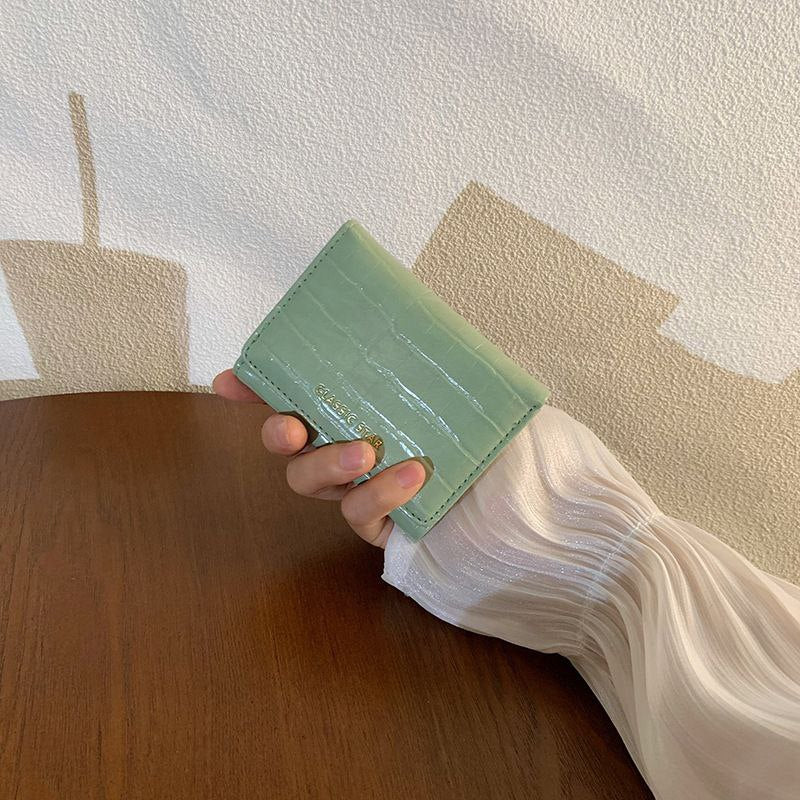 Chic Mini Leather Wallet S1  code:1686