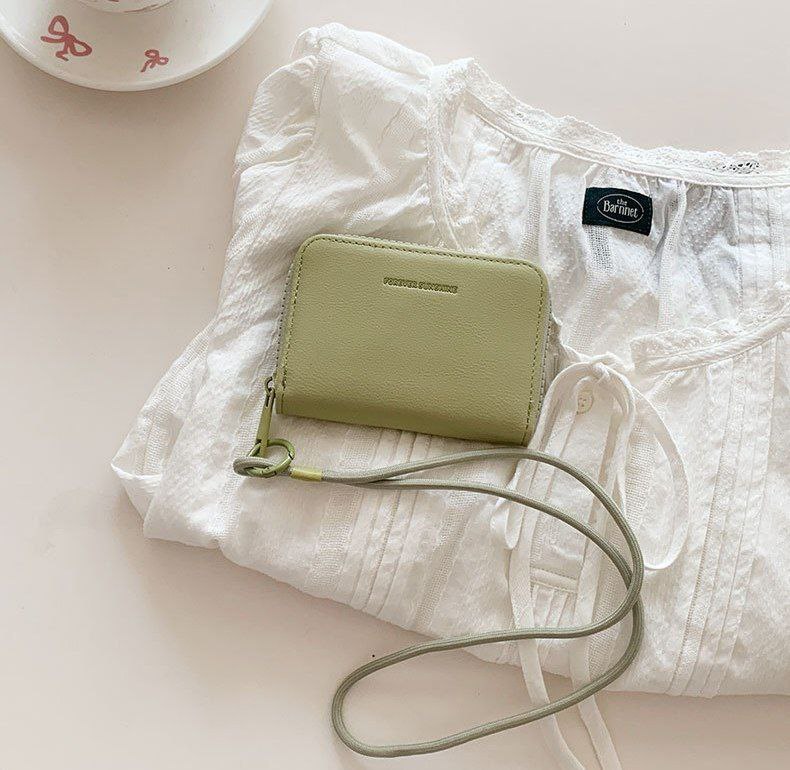 Infinity One-Zipper Wallet with Keychain & Neck Strap S1