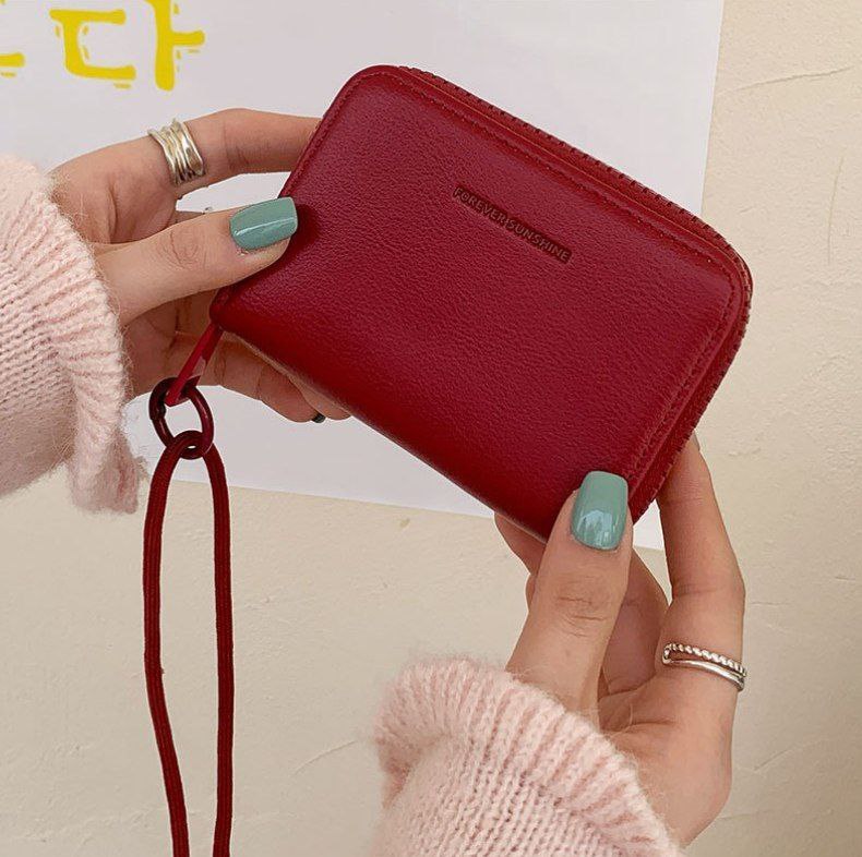 Infinity One-Zipper Wallet with Keychain & Neck Strap S1