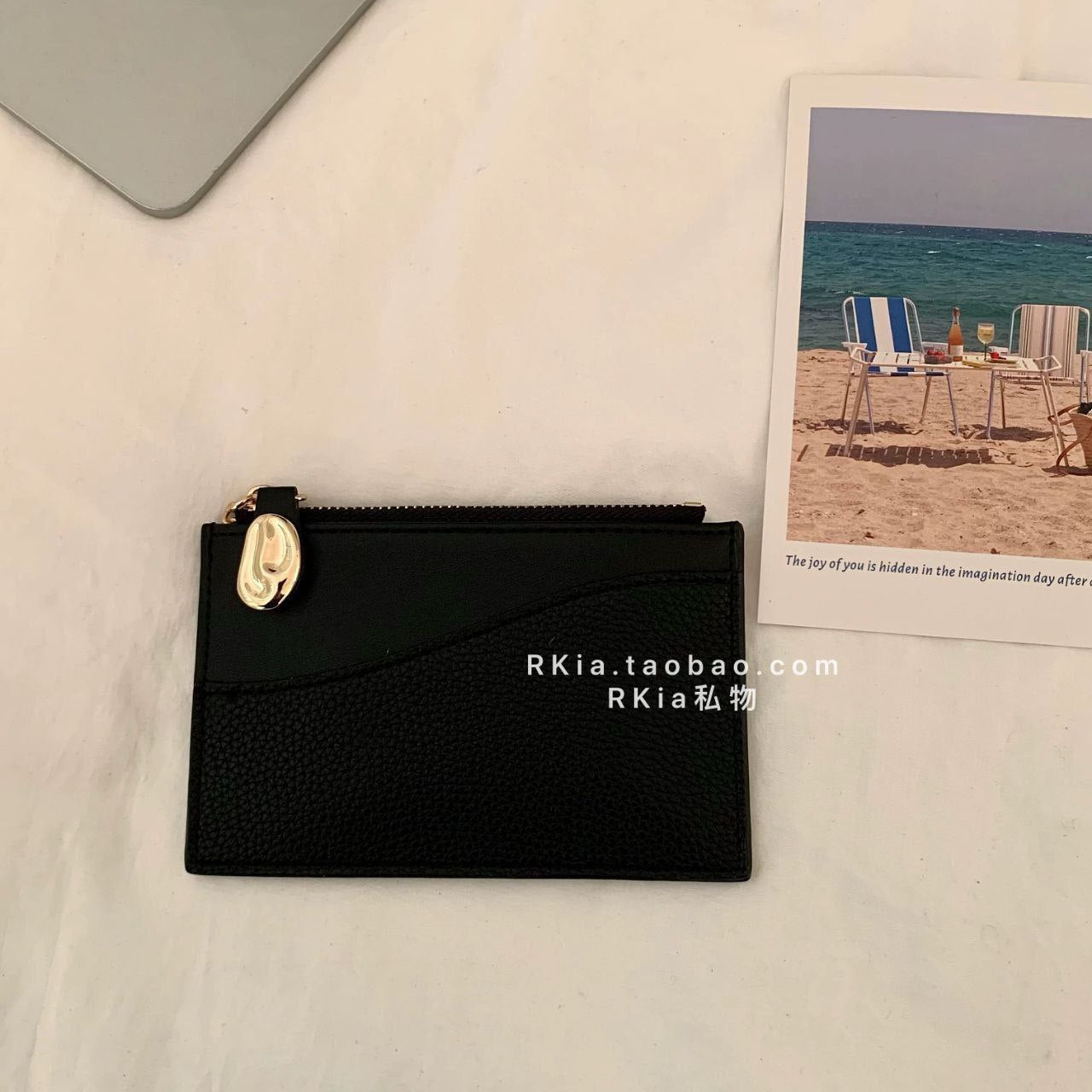 Infinity Slim Card Holder with Zipper & Bag Clip S1