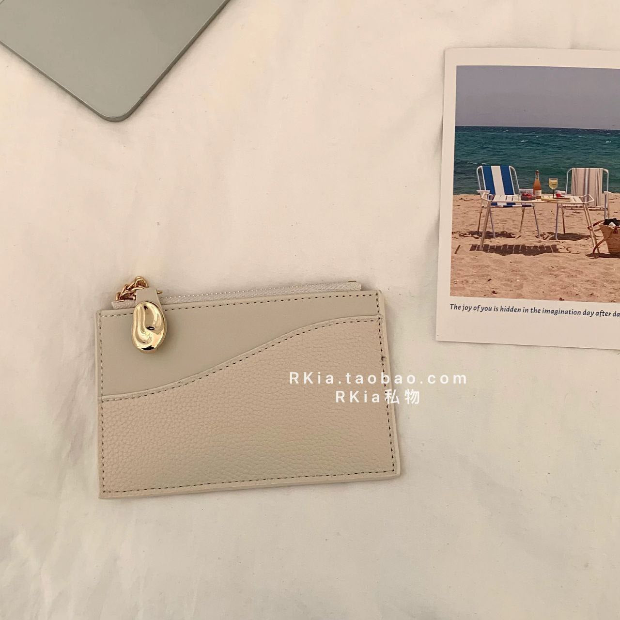 Infinity Slim Card Holder with Zipper & Bag Clip S1