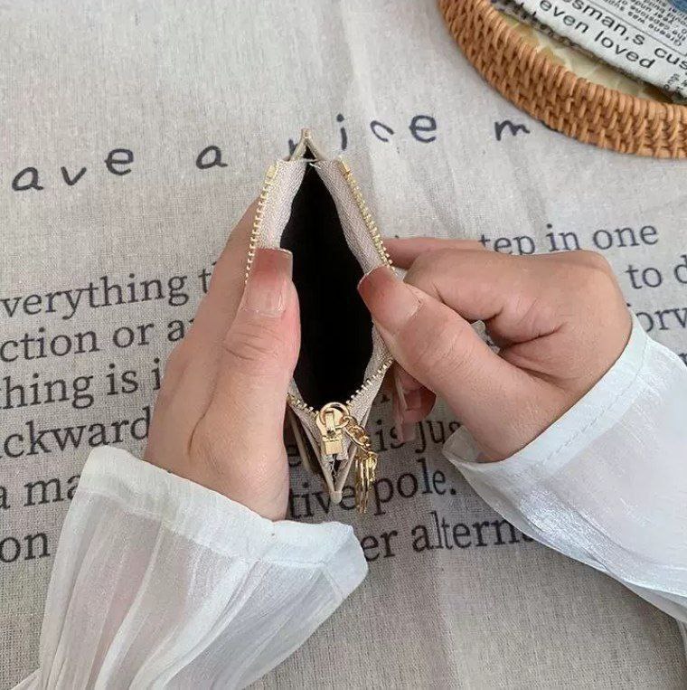 Infinity Trendy Denim Slim Card Holder with Zipper & Bag Clip S1     code : 1719