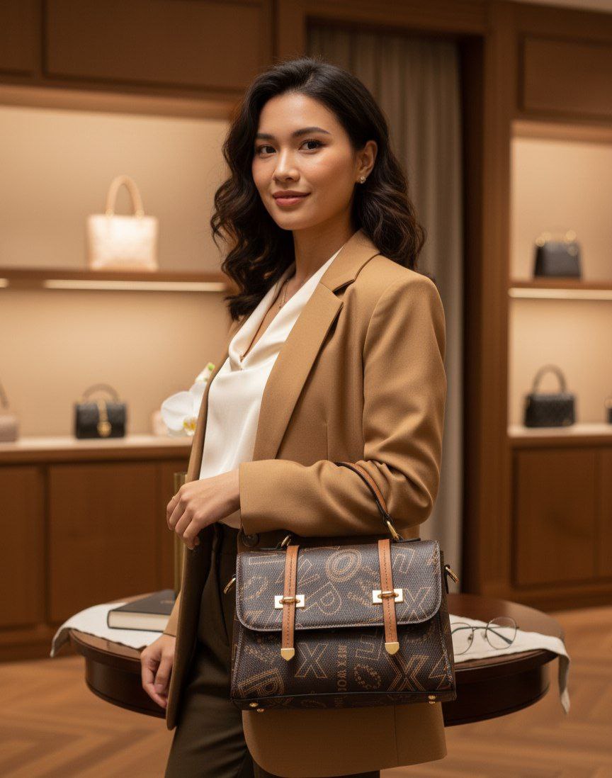 Elegant Imported Crossbody Bag – Practical & Chic S1          Code : 1672