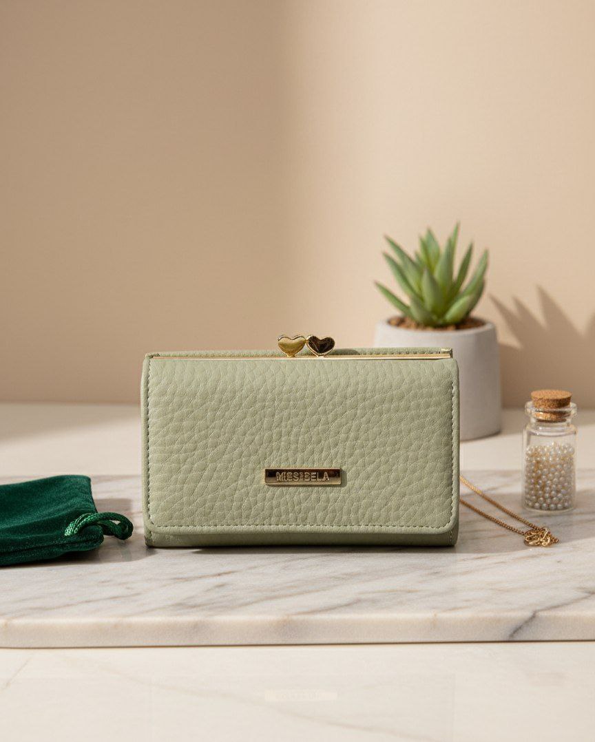 Medium Wallet with Snap – Premium Leather Finish S1    code:R90