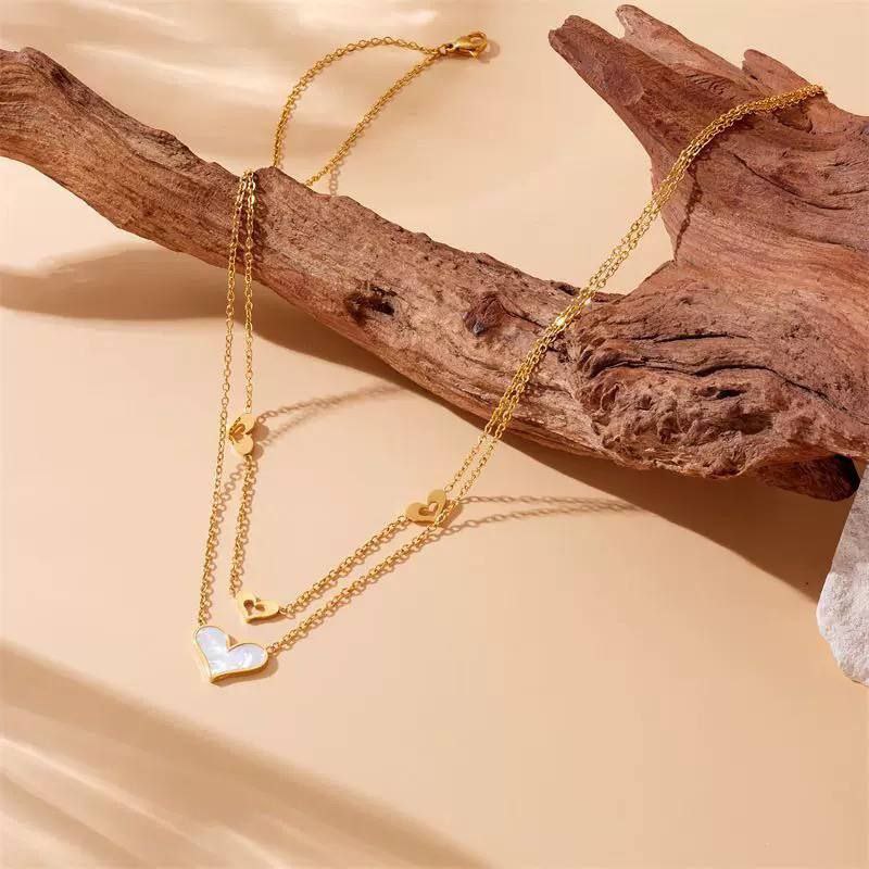 Double Layer Elegance Necklace – Pure 316 Stainless S1