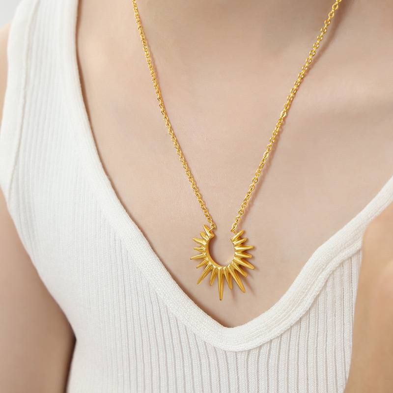 Sunshine Elegance Necklace – Pure 316 Stainless Steel S1