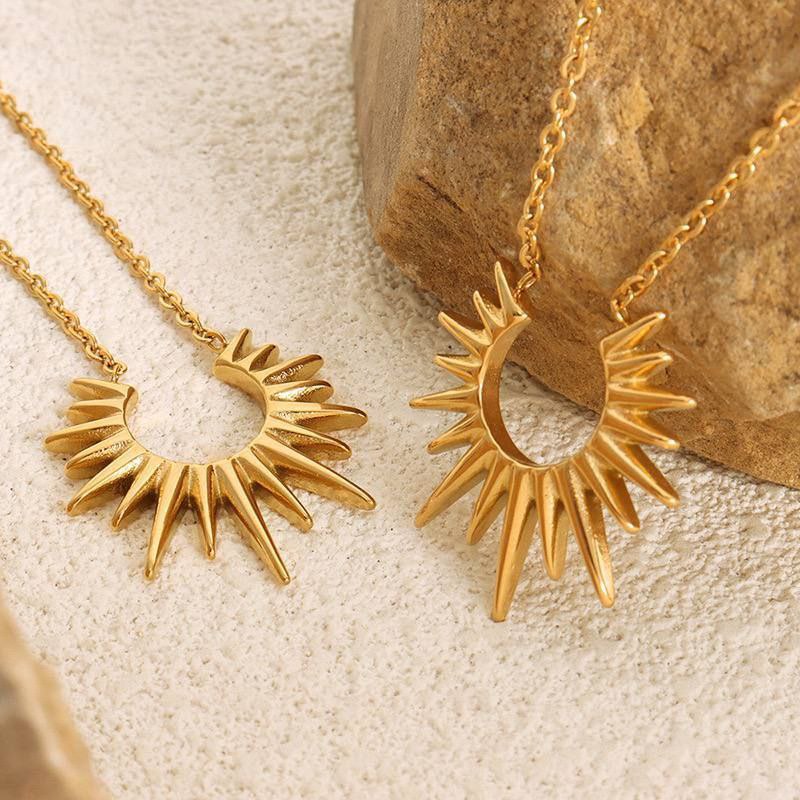Sunshine Elegance Necklace – Pure 316 Stainless Steel S1