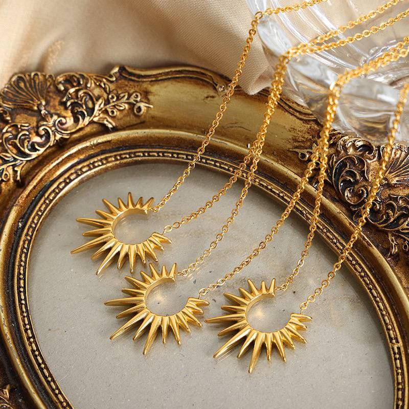 Sunshine Elegance Necklace – Pure 316 Stainless Steel S1
