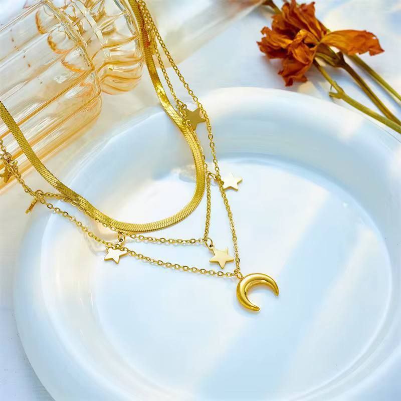 Triple Layer Necklace – Pure 316 Stainless Steel S1