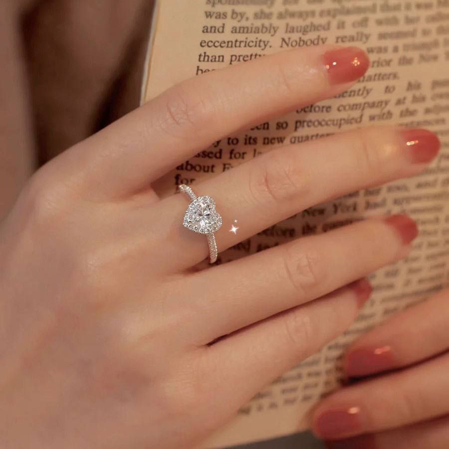 Pandora Ring Chinese Gold Plated with Zircon Stones – Free Size S1