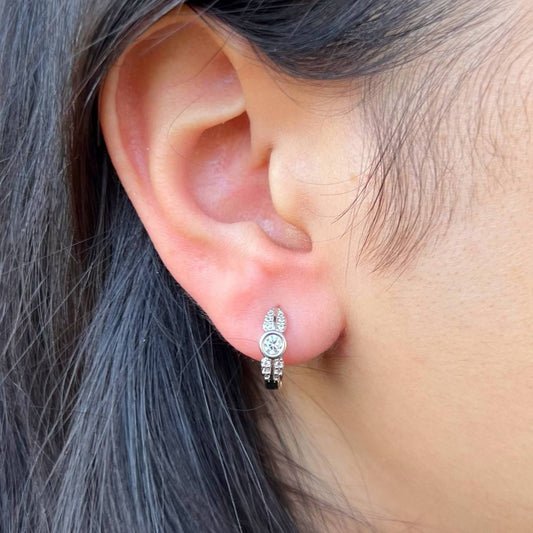 Gold Plated Stud Earrings – Chinese Gold (Pair) S1