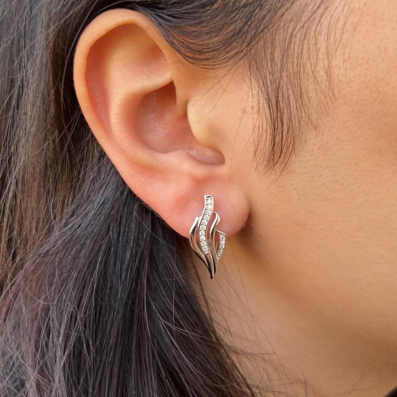 Gold Plated Stud Earrings – Chinese Gold (Pair) S1