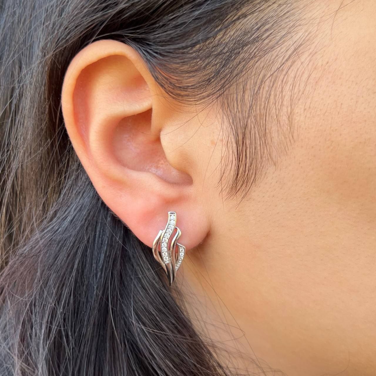 Gold Plated Stud Earrings – Chinese Gold (Pair) S1