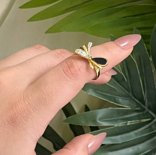 Pure 316 Stainless Steel Ring – Heavy Quality, Real Gold Plated S1