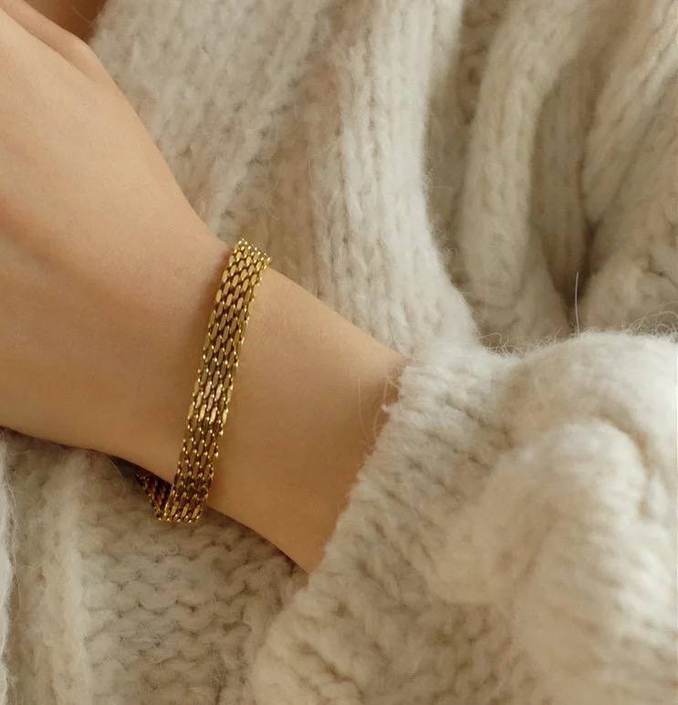 Mesh Set – Necklace & Bracelet Pure 316 Stainless Steel (8mm – Heavy Quality) S1