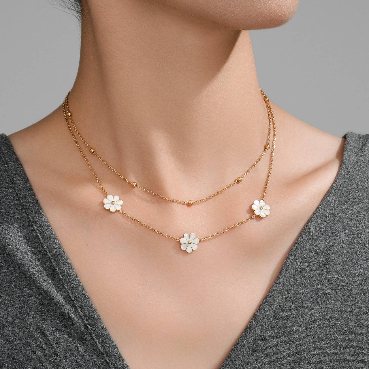 2-Layer Necklace – Pure 316 Stainless Steel S1