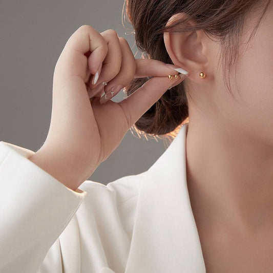 Stud Piercing – Pure 316 Stainless Steel with Zircon Stone S1