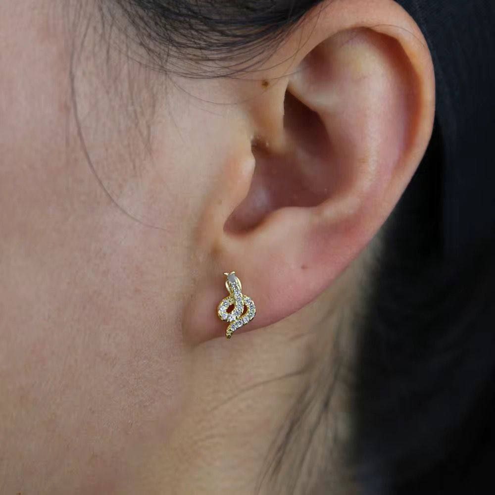 Bar Back Piercing – Pure 316 Stainless Steel with Zircon Stones S1