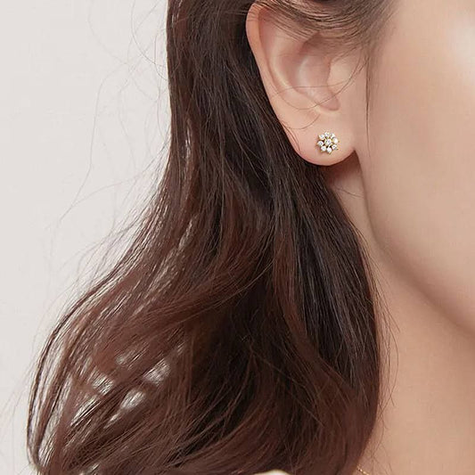 Bar Back Piercing – Pure 316 Stainless Steel with Zircon Stones S1