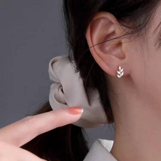 Bar Stud Piercing – Pure 316 Stainless Steel with Colored Zircon Stones S1