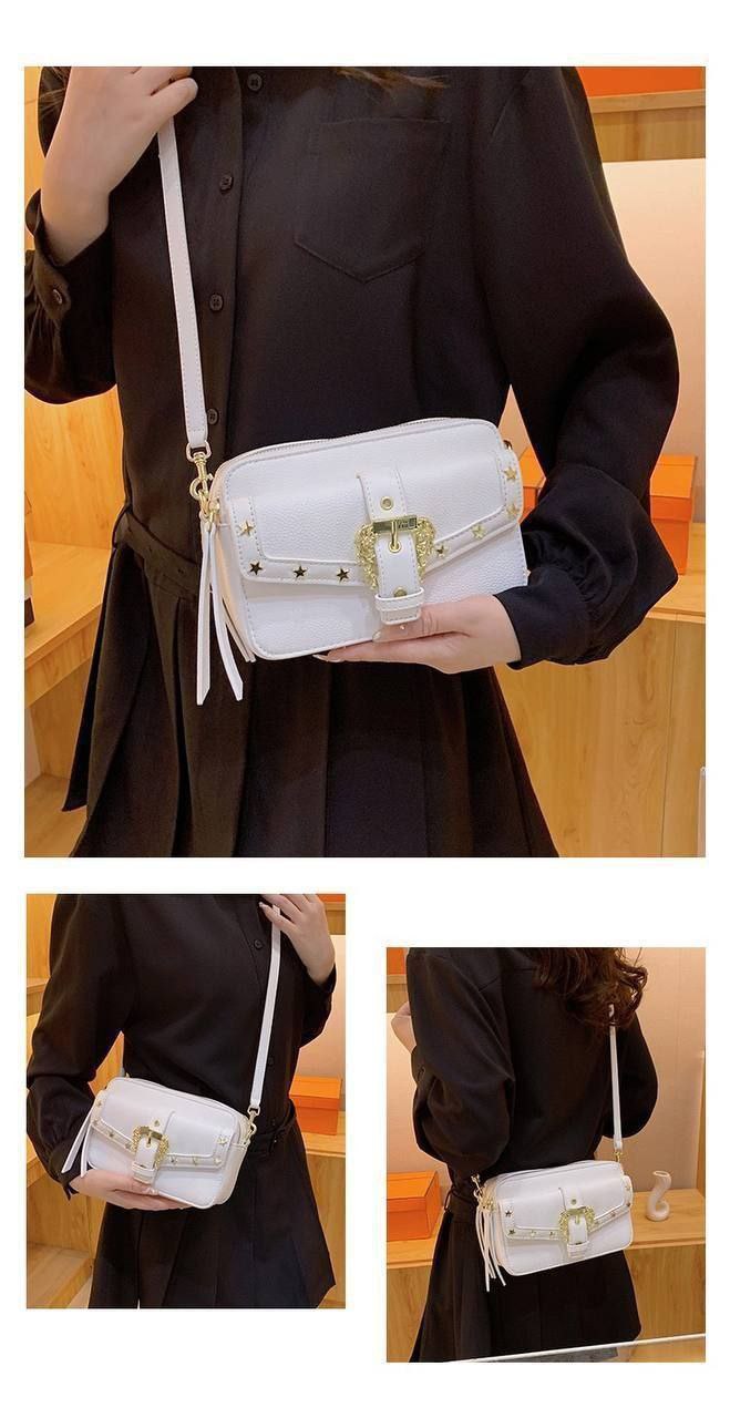 VERSACE Box Crossbody Bag – Imported Leather – Made in Italy S1         Code : 1278