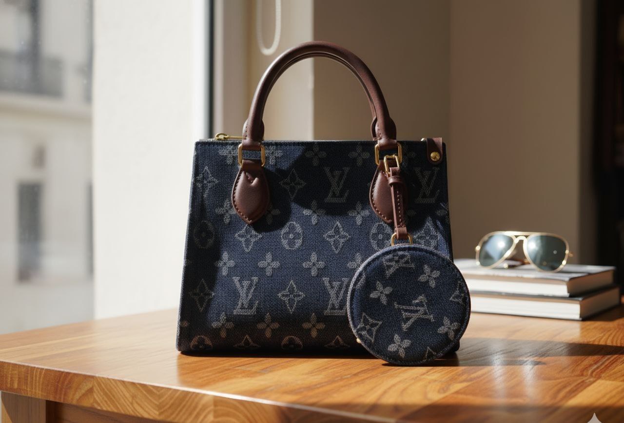 LV French Denim Crossbody Bag S1        Code : 1668