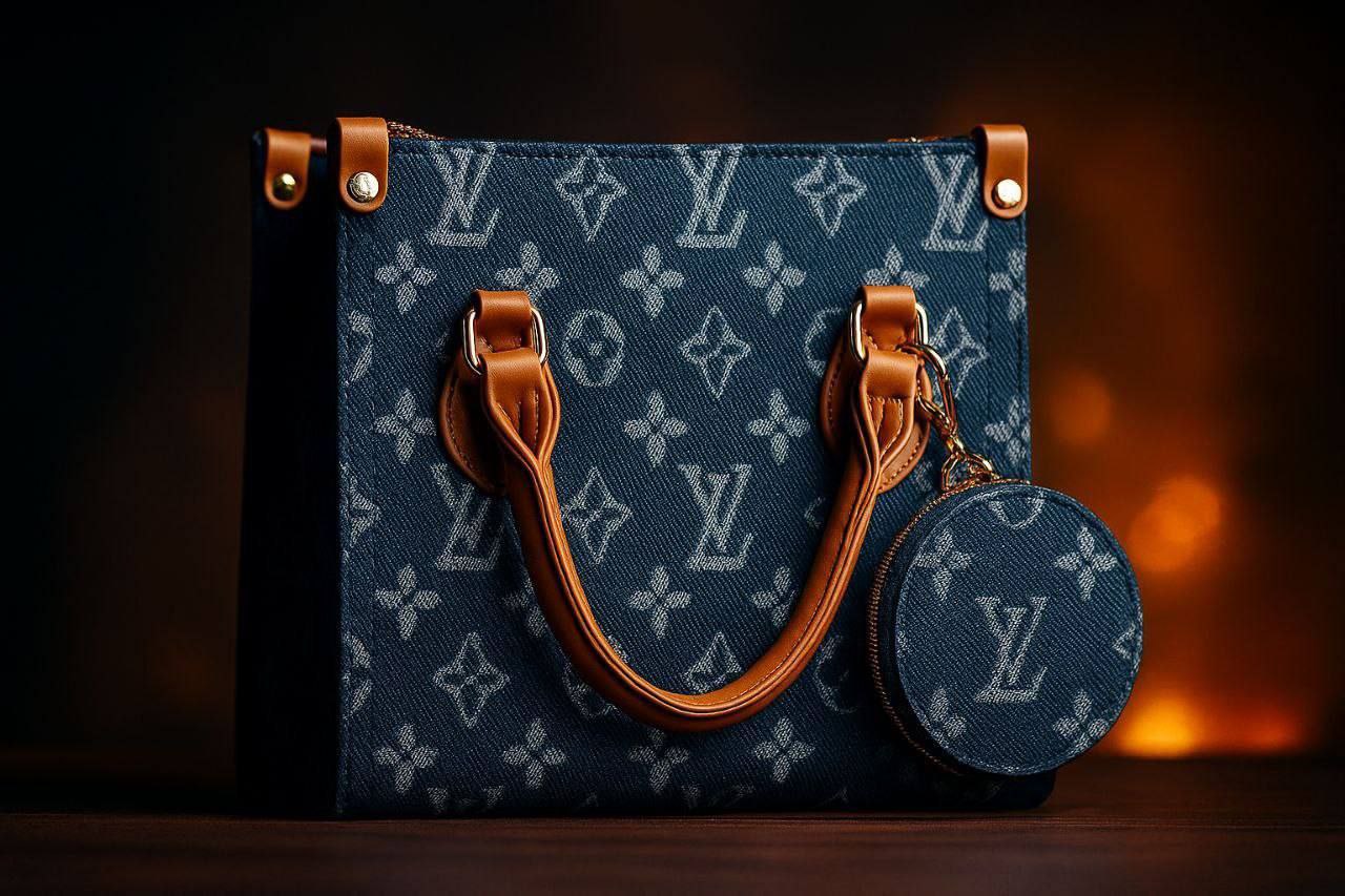 LV French Denim Crossbody Bag S1        Code : 1668