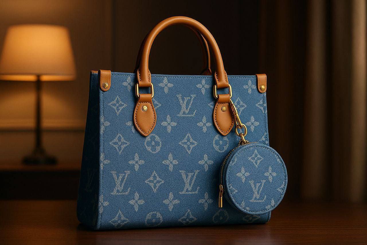 LV French Denim Crossbody Bag S1        Code : 1668