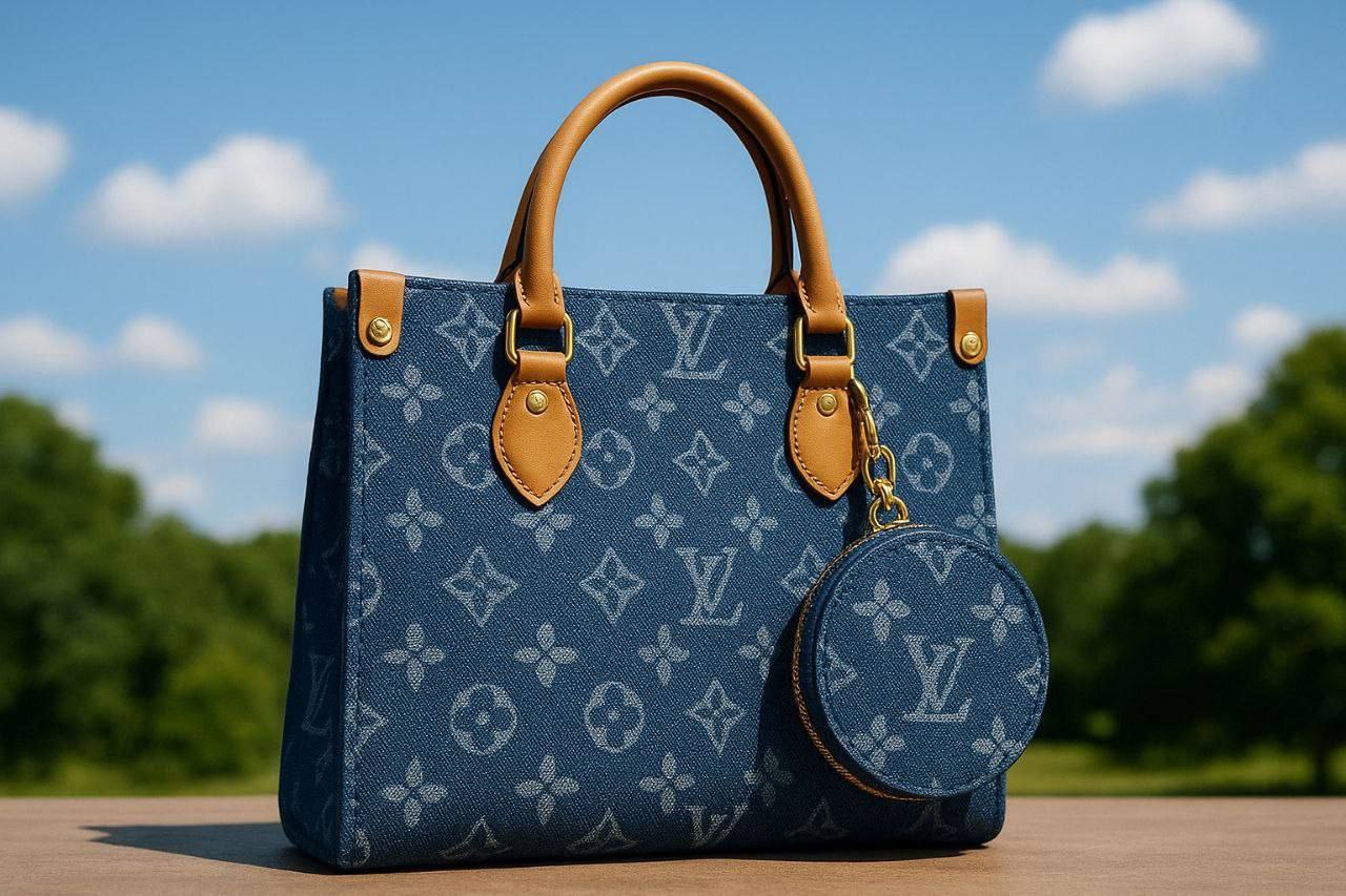 LV French Denim Crossbody Bag S1        Code : 1668