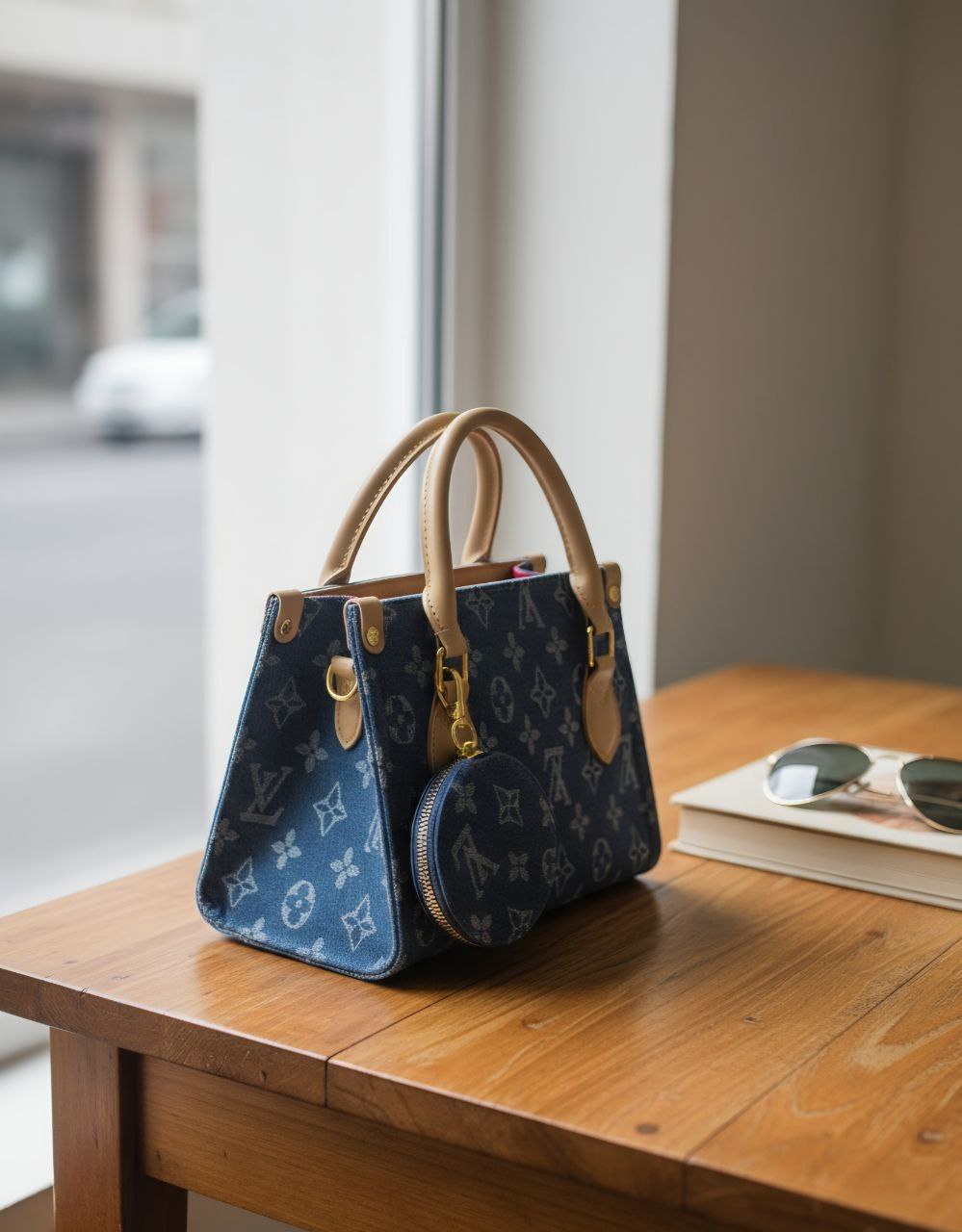 LV French Denim Crossbody Bag S1        Code : 1668