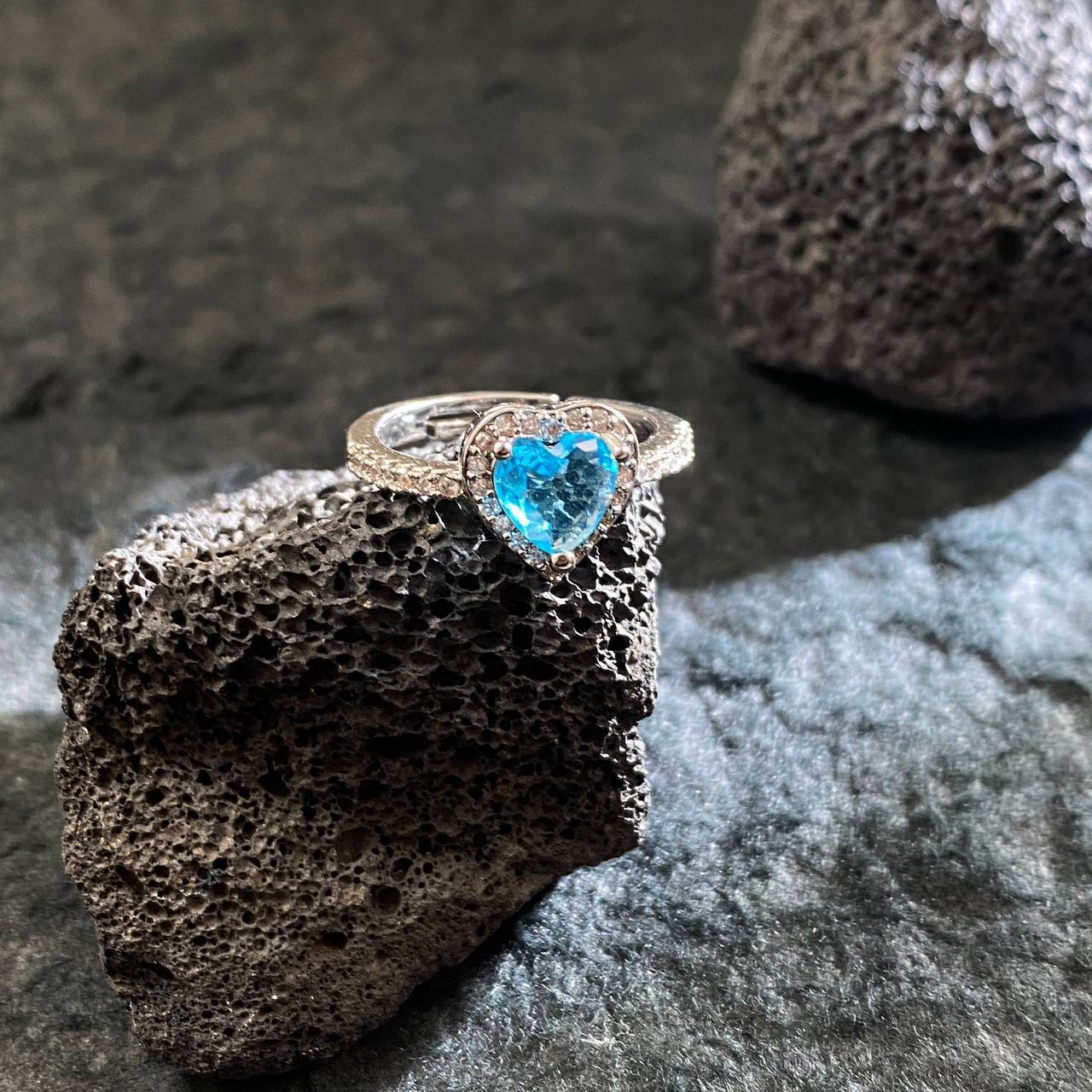 Pandora Zircona Ring – Chinese Gold Free Size Zircon Ring S1