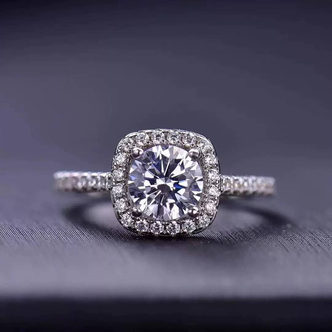 Pandora Square Ring – Infinity Design with Zircon Stones – Chinese Gold | Free Size S1