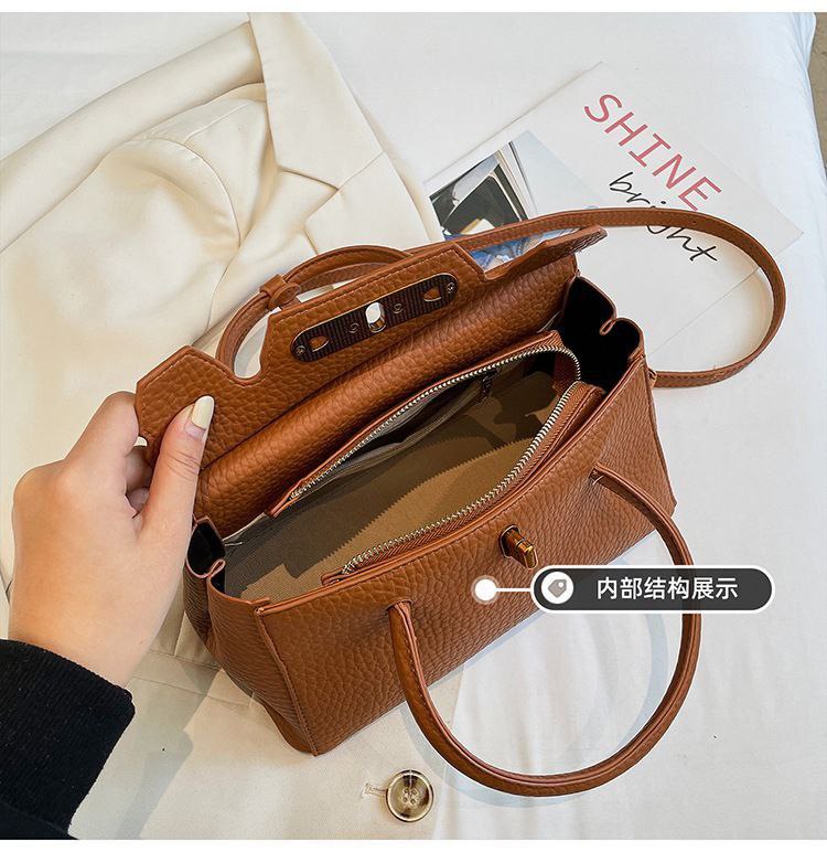 Hand & Crossbody Bag – Premium Soft Leather | Spacious Interior S1       Code : 1702