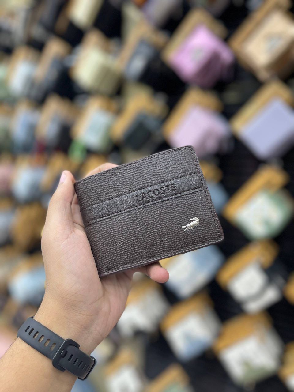 LACOSTE Men’s Leather Wallet – Premium Quality S1