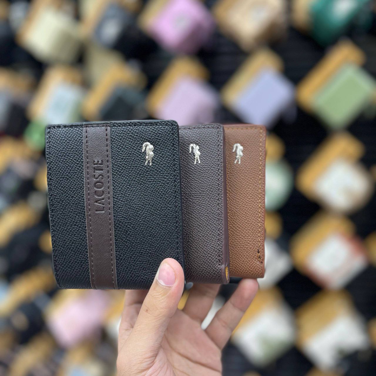 LACOSTE Men’s Leather Wallet – Premium Quality S1