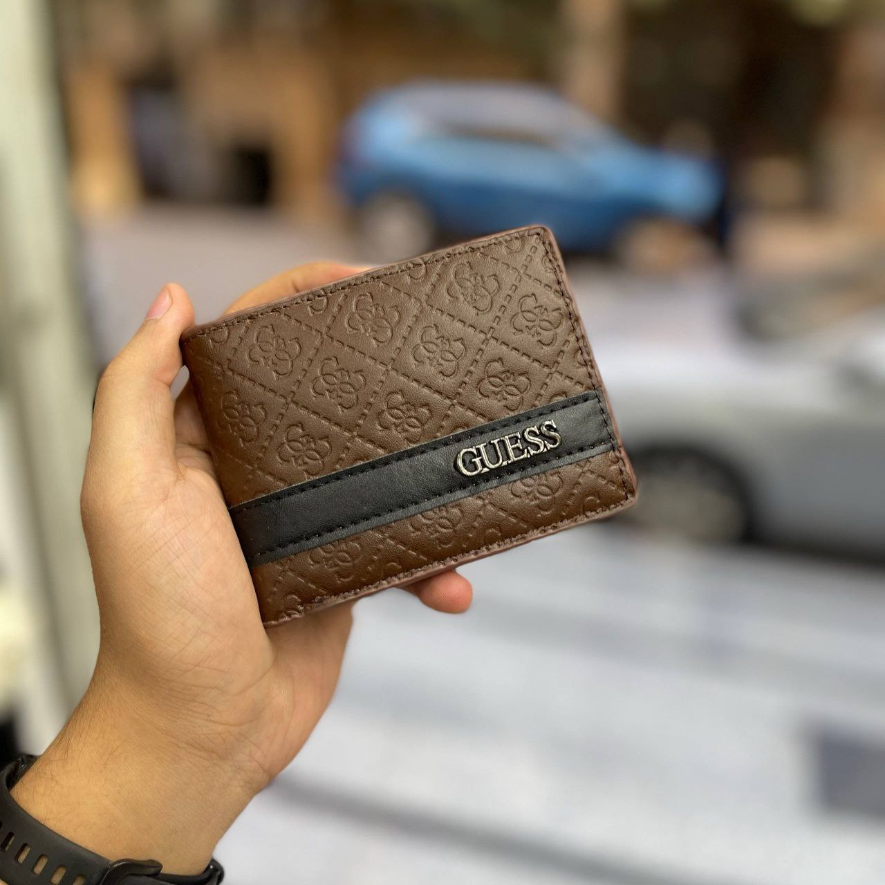 GUESS Men’s Leather Wallet – Premium Quality S1
