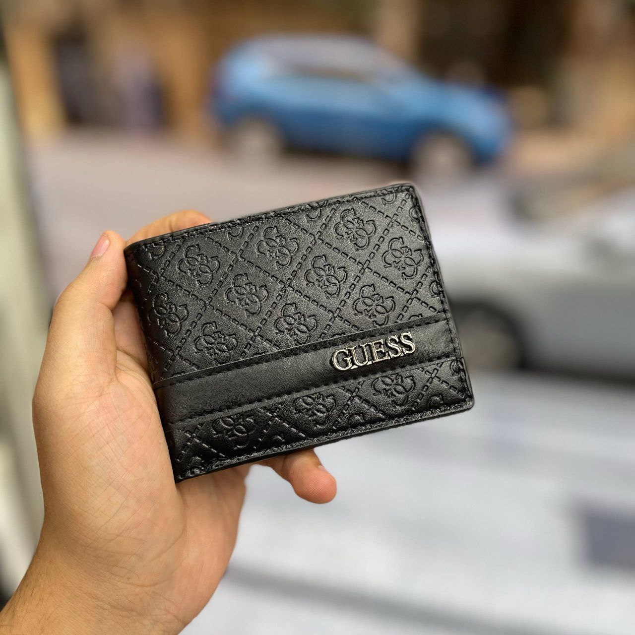 GUESS Men’s Leather Wallet – Premium Quality S1