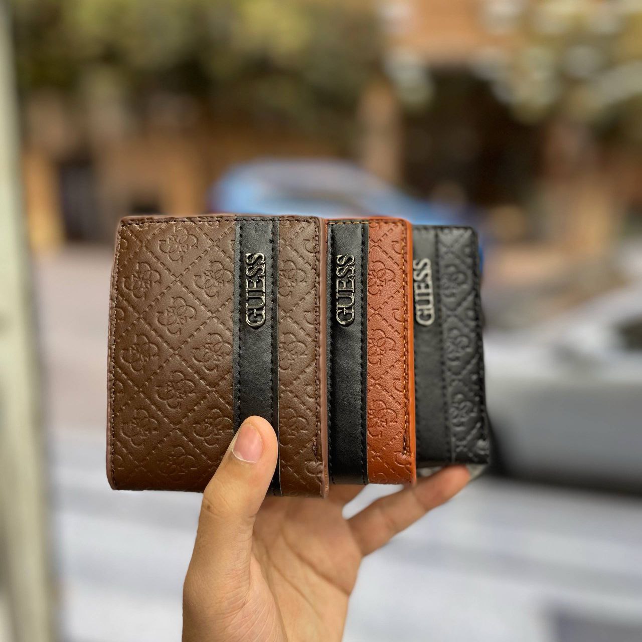 GUESS Men’s Leather Wallet – Premium Quality S1