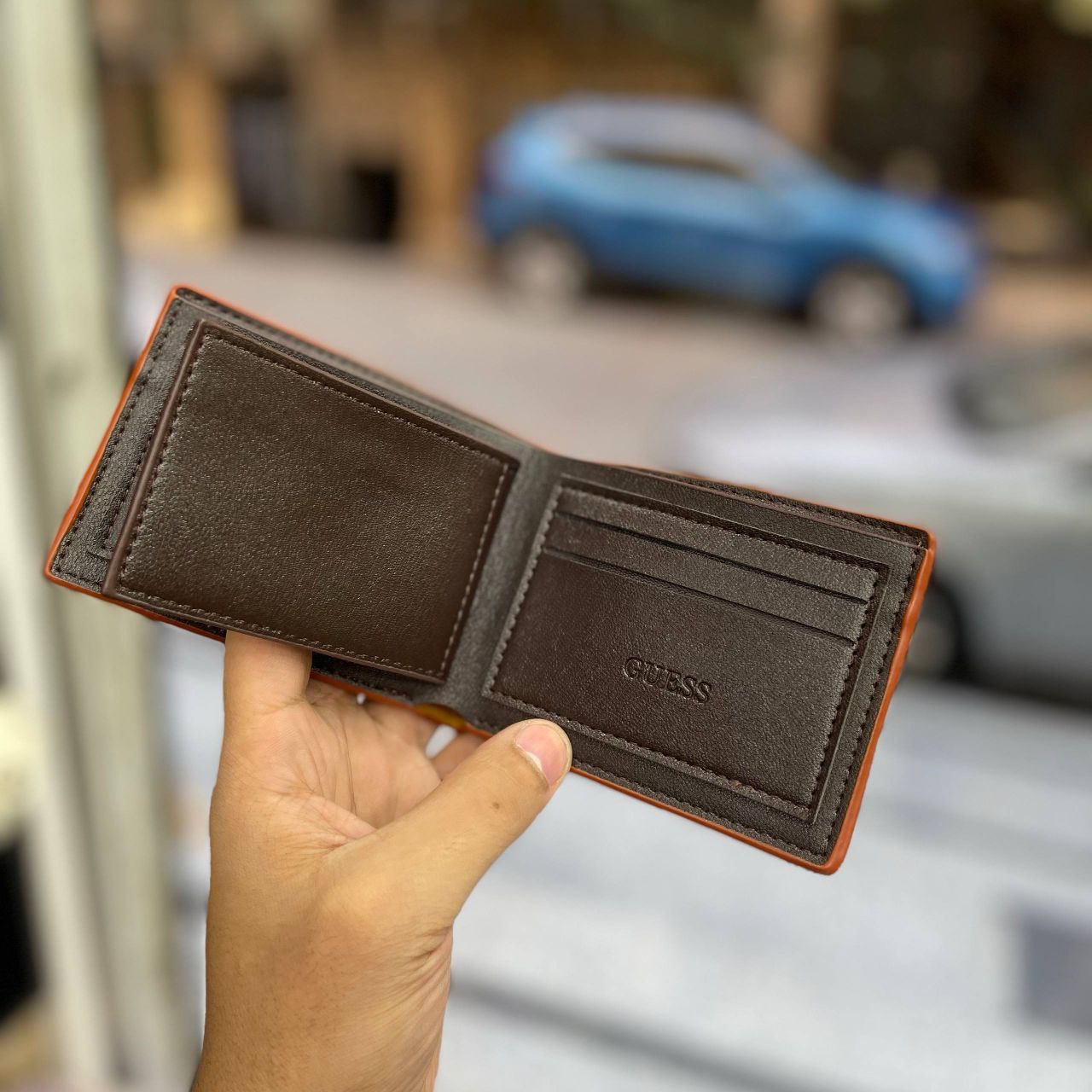 GUESS Men’s Leather Wallet – Premium Quality S1