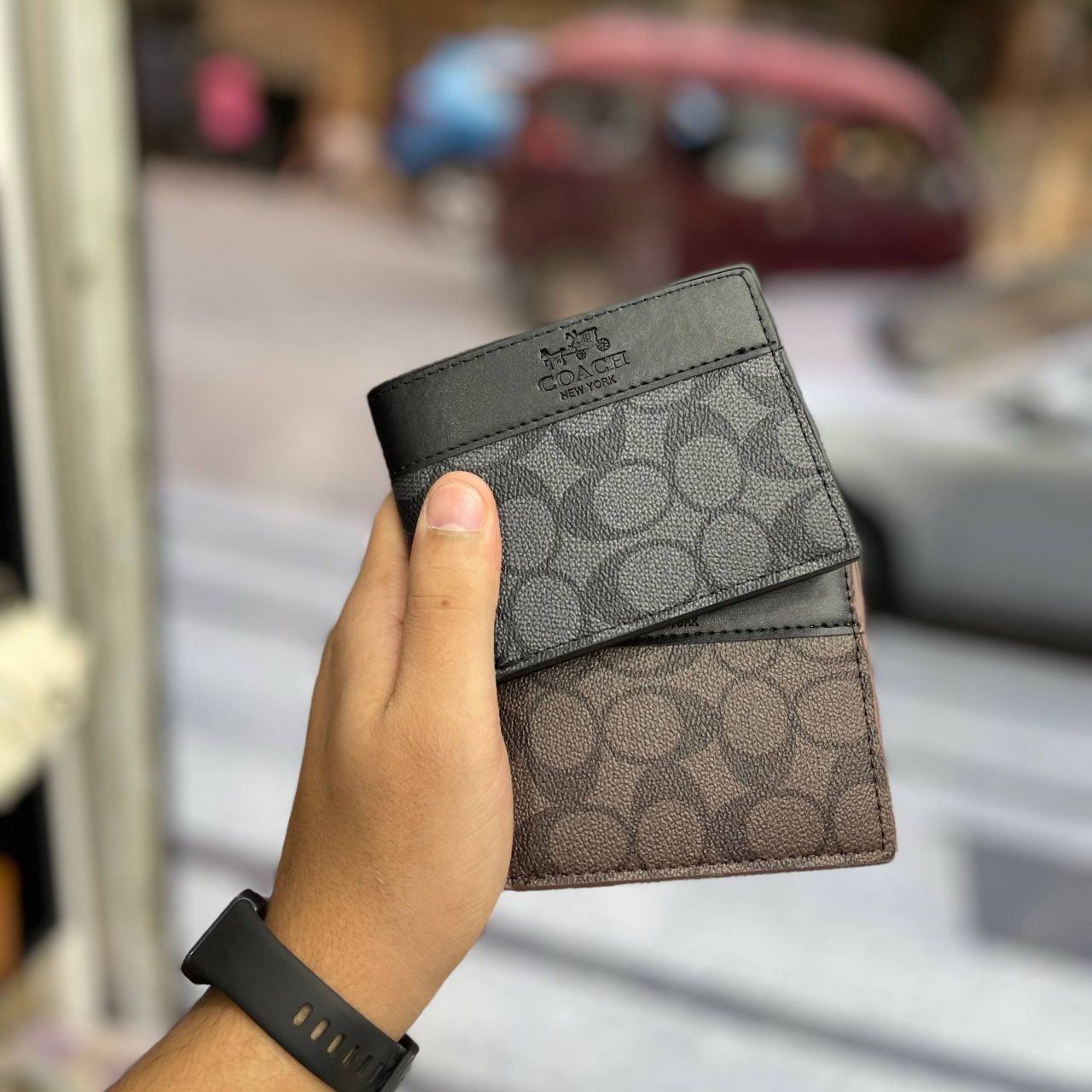 COACH Men’s Leather Wallet – Premium Quality S1