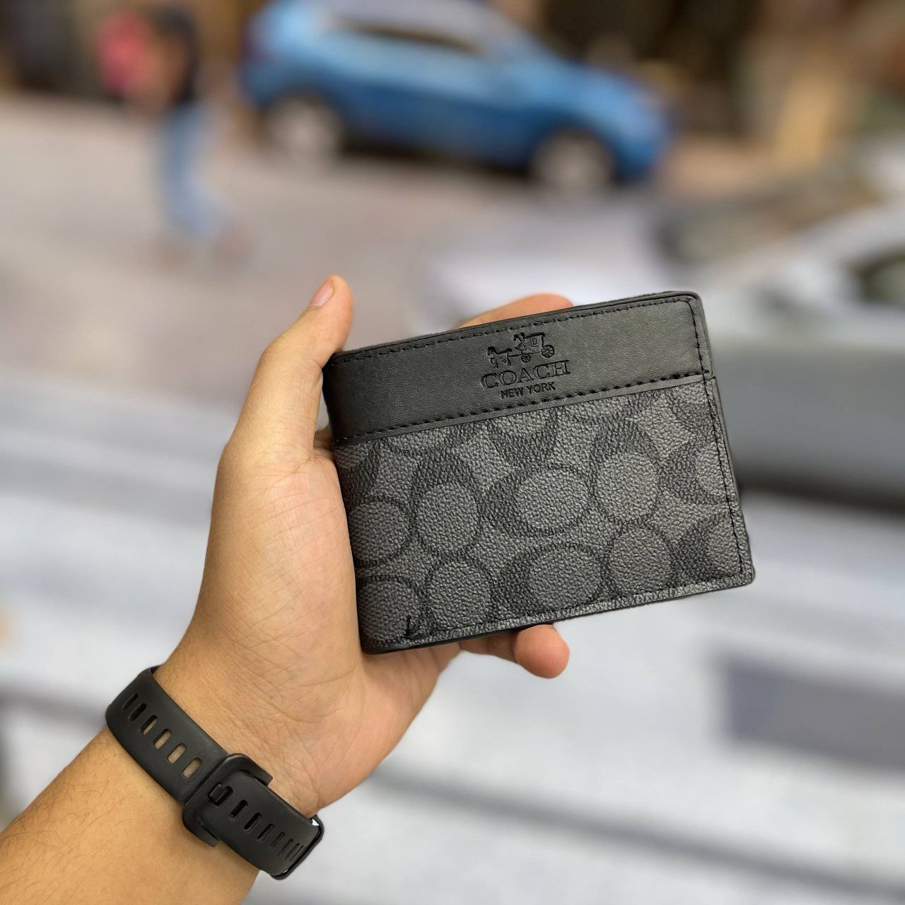 COACH Men’s Leather Wallet – Premium Quality S1