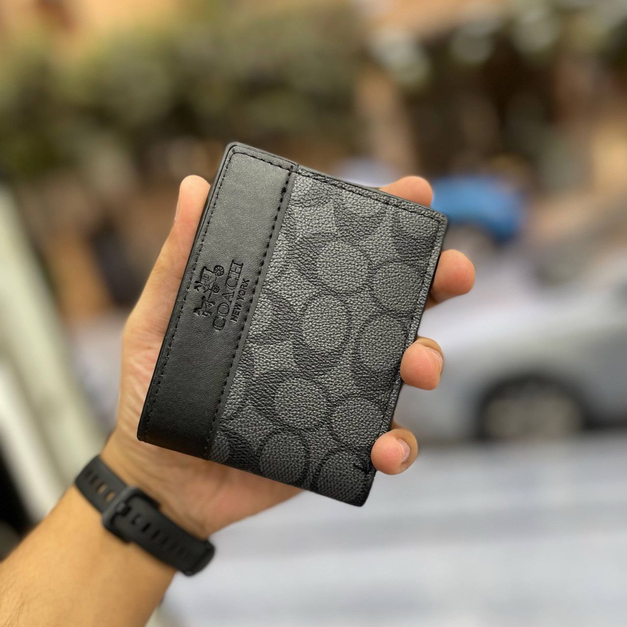 COACH Men’s Leather Wallet – Premium Quality S1