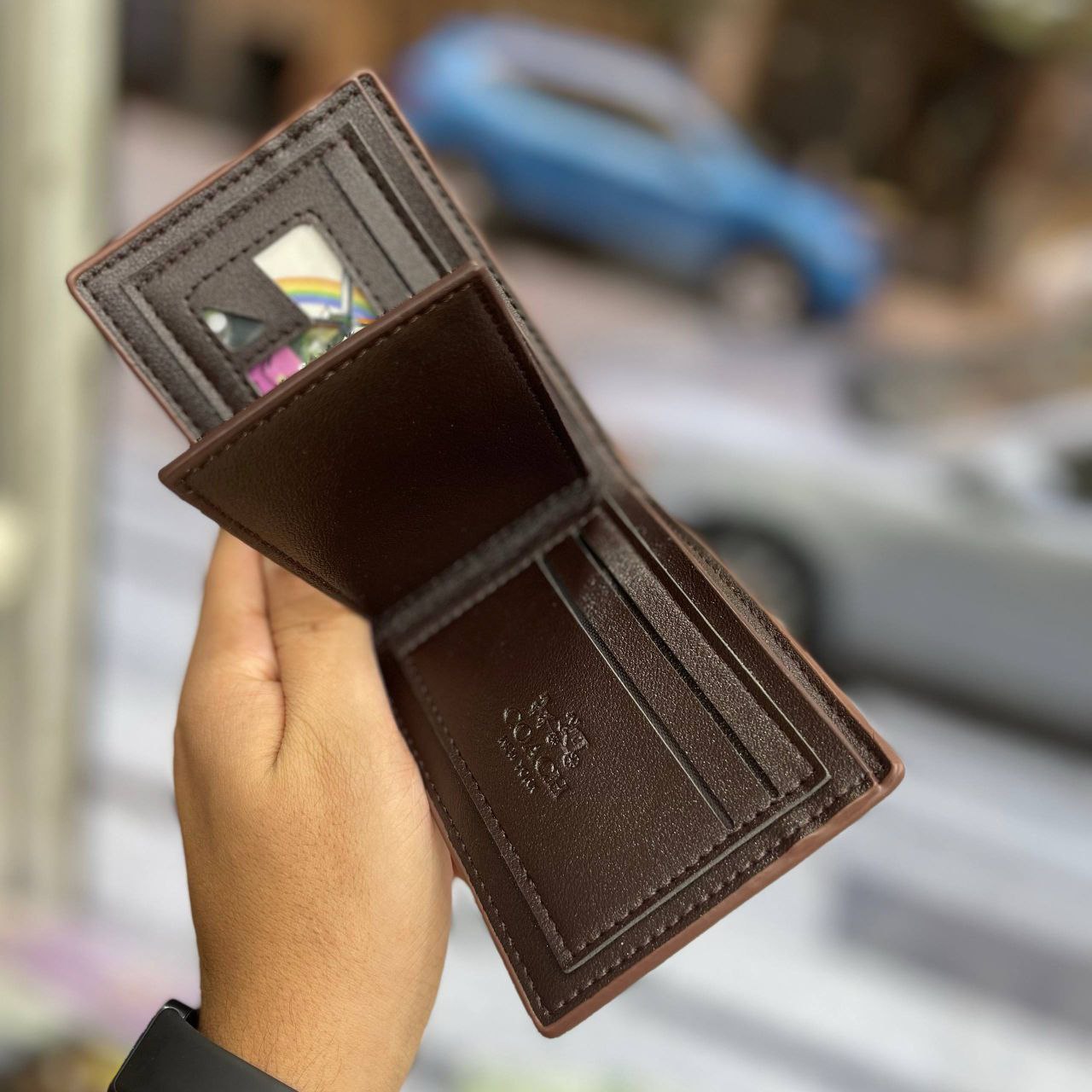 COACH Men’s Leather Wallet – Premium Quality S1