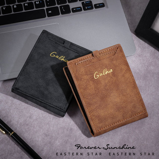 Compact Men’s Leather Wallet – Premium Quality & Smart Design S1