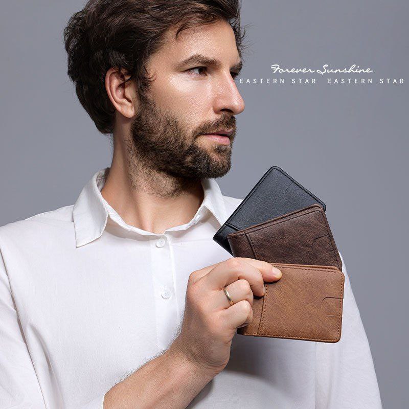Compact Men’s Leather Wallet – Premium Quality & Smart Design S1