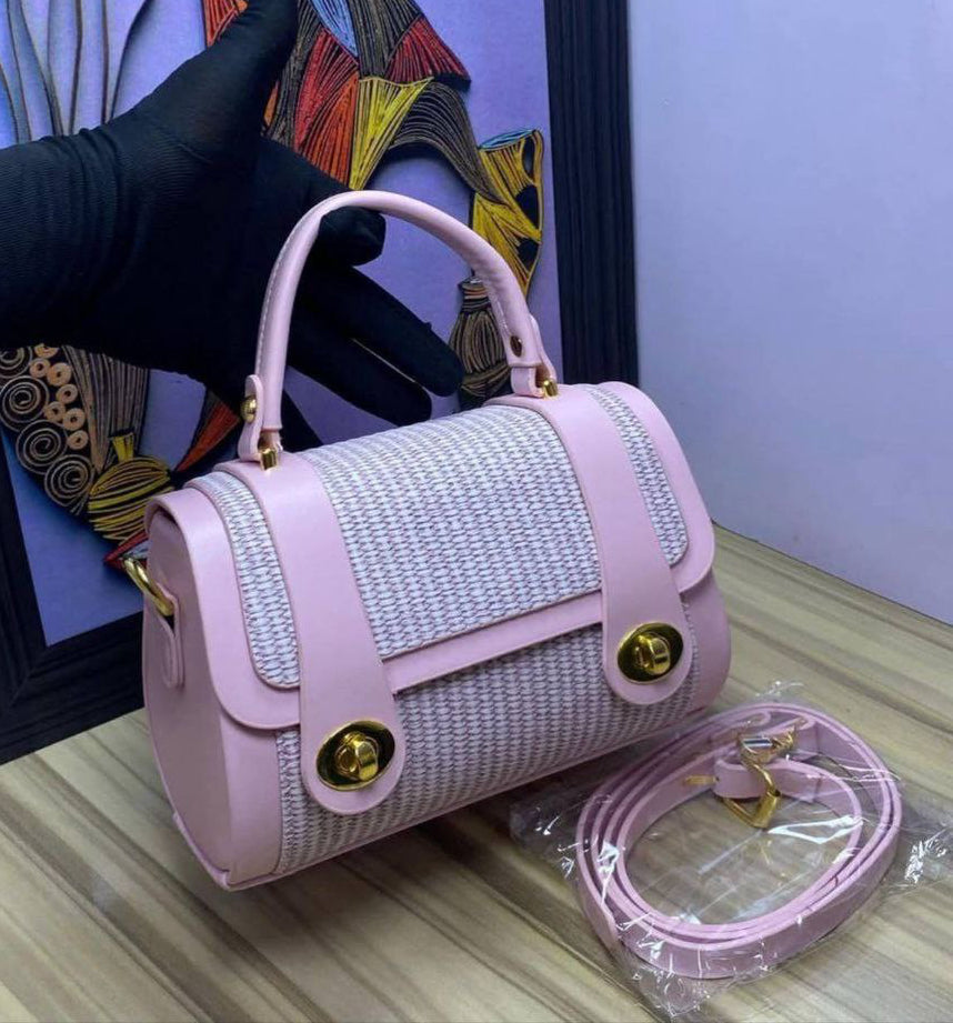 Imported Crossbody Bag – Premium Leather & Gobelin Fabric S1                  Code : 1502